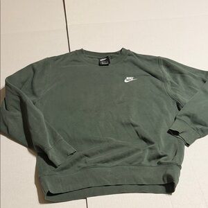 Nike Men's Olive Crewneck Sweater